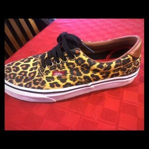 Cheetah print Vans